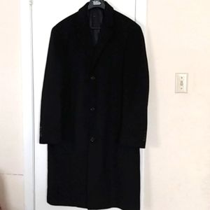 CHAPS Black Men's Overcoat